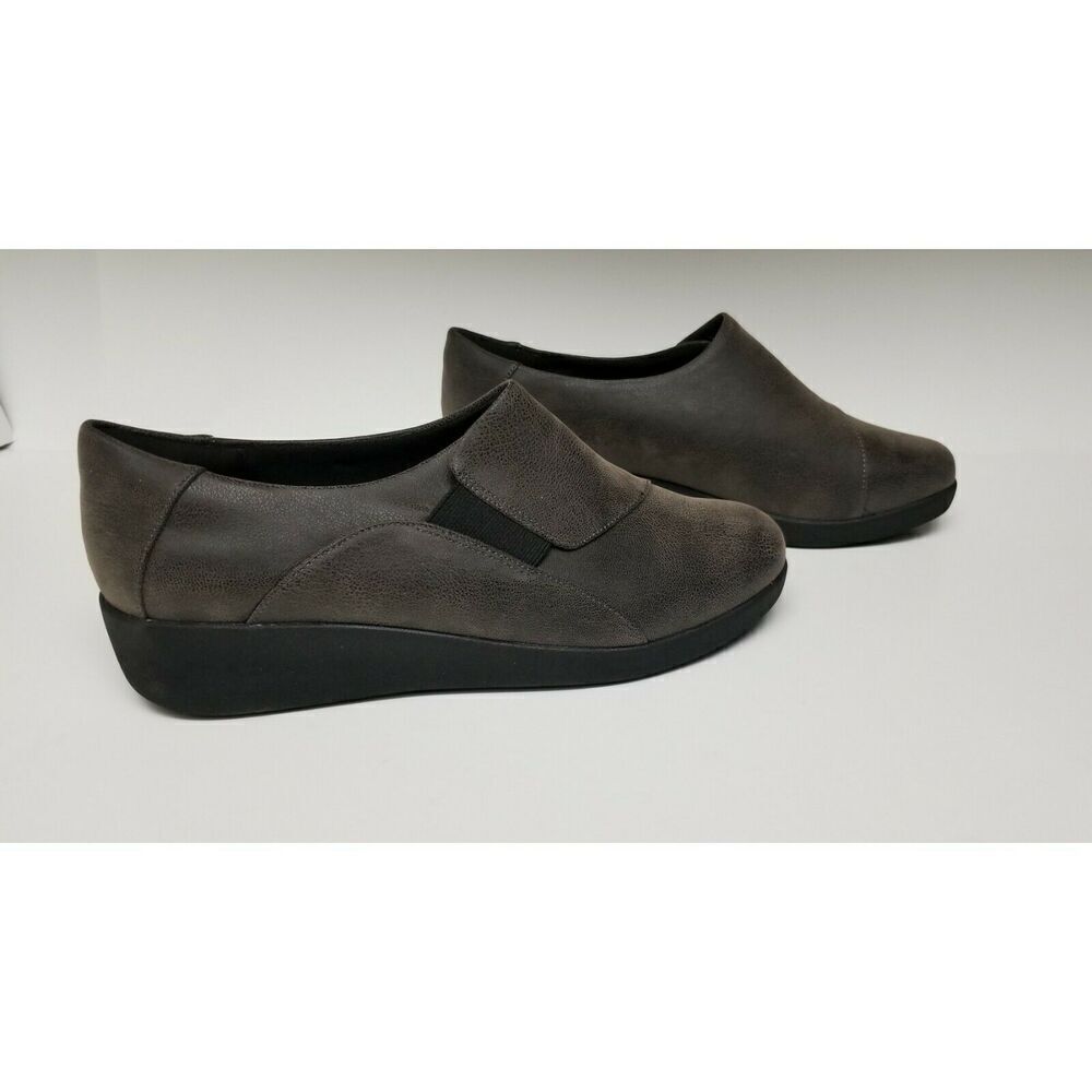 Easy Spirit e360 ESKELT Gray Wedge Shoes Size 11W